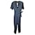 Apc A.P.C. Short Sleeve Belted Jumpsuit in Blue Cotton  ref.1292682