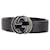 Cintura Gucci Guccissima GG intrecciata in pelle nera Nero  ref.1292706