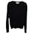 Thom Browne Jersey con cuello redondo en lana merino negra Negro  ref.1292716