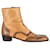 Miu Miu Brogue Ankle Boots in Brown Leather  ref.1292731