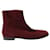 Jimmy Choo Ankle Boots in Maroon Suede Brown Red  ref.1292752