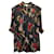 Ba&Sh Mini-robe à imprimé floral Paprika en viscose noire Fibre de cellulose  ref.1292767