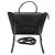 Belt Bag Céline Marsupio Celine Mini in pelle di vitello nera Nero - vista 5