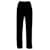 Balenciaga Pantalon taille élastique en viscose noire Fibre de cellulose  ref.1292792