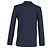 Theory Single-Breasted Blazer Jacket in Navy Blue Polyester - view 3