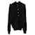 Gucci-Zopfmusterpullover aus schwarzer Merinowolle  ref.1292814