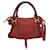 Chloé Chloe Marcie Medium Handbag in Red Calfskin Leather Pony-style calfskin  ref.1292826