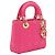 Lady Dior Mini in Pink Cannage Lambskin Leather - view 12