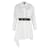 Hemdblusenkleid mit Spitzeneinsatz von JW Anderson aus weißer Baumwolle.  ref.1292848