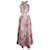 Vestido midi com recorte assimétrico Zimmermann em linho com estampa floral  ref.1292861
