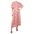 Marimekko Vestido largo estampado fresas rojo - talla M Roja Poliéster  ref.1292871