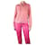Ganni Pink denim jacket - size UK 10 Cotton  ref.1292876
