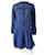 Sea New York Robes Soie Coton Bleu  ref.1292916