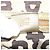 Borsa a tracolla GUCCI Canvas GG Sherry Line Nero Beige Marrone 144388 auth 67062 - vista 12