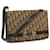 Christian Dior Trotter Canvas Shoulder Bag Brown Auth 67234  ref.1292993