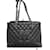 Chanel Great shopping Black Silver hardware Leather  ref.1293032