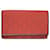 Carteira longa vermelha Gucci GG Canvas Vermelho Couro  ref.1293113