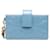 Portamonete Dior Cannage blu Pelle  ref.1293123