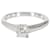 Tiffany & Co TIFFANY Y COMPAÑIA. Anillo de compromiso de diamantes Lucida en platino E VS2 0.52 por cierto Plata Metálico Metal  ref.1293213