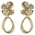 TIFFANY & CO. Vintage Signature X Diamond Earrings in 18k yellow gold 0.6 ctw Silvery Metallic Metal  ref.1293246