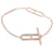 Hermès Bracciale Hermes Ever Chaine D'Ancre, piccolo modello dentro 18kt rosa oro 0.37ctw Metallico Metallo Oro rosa  ref.1293249
