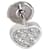 18k White Gold Chopard My Happy Hearts Diamond Single Stud Earring, 0.12ctw Silvery Metallic Metal  ref.1293275