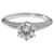Tiffany & Co TIFFANY Y COMPAÑIA. Anillo de compromiso de diamante solitario en platino F VS2 0.93 por cierto Plata Metálico Metal  ref.1293285