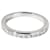 TIFFANY & CO. Aliança de casamento de diamante com meio círculo conjunto de canais, Platina, 0.24 ctw Prata Metálico Metal  ref.1293294