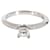 TIFFANY & CO. Anel de noivado com diamante lapidado princesa em platina F VVS2 0.32 ct Prata Metálico Metal  ref.1293314