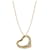 TIFFANY & CO. Elsa Peretti Open Heart Pendant in 18k yellow gold 0.8 ctw Silvery Metallic Metal  ref.1293316
