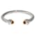 David Yurman Cable Bracelet With Citrine in Sterling Silver 0.41 ctw Silvery Metallic Metal  ref.1293323