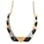 Louis Vuitton Gold Tone Pyramid Stud Necklace Metallic  ref.1293330