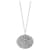 TIFFANY & CO. Cobblestone Sapphire Diamond Medallion Pendant, platinum 0.91 ctw Silvery Metallic Metal  ref.1293332