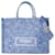 Large Jacquard Shopper Bag - Versace - Canvas - Blue Cloth  ref.1293355