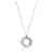 TIFFANY & CO. Sevillana Diamond circle Pendant in Platinum 0.75 ctw Silvery Metallic Metal  ref.1293390