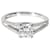 TIFFANY & CO. Anello di fidanzamento con diamante Lucida con gambo diviso, Platino D VVS2 0.70ct Argento Metallico Metallo  ref.1293440