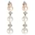 TIFFANY & CO. Orecchini di perle Aria con rivestimenti in platino 0.62 ctw Argento Metallico Metallo  ref.1293445