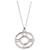 TIFFANY & CO. Durchbohrte Atlas Diamant Halskette in 18K Weißgold 0.20 ctw Silber Metallisch Metall  ref.1293488