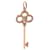 TIFFANY & CO. Ciondolo chiave dentro 18k Rose Gold 0.11 ctw Metallico Metallo Oro rosa  ref.1293489