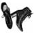 Chanel Botas con cordones Negro Cueros exoticos  ref.1293539