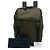 Prada Grüner Tessuto Re-Nylon Montagna Rucksack Dunkelgrün - Ansicht 12