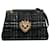 Dolce & Gabbana – Devotion – Umhängetasche aus grauem Tweed mit Kette Anthrazitgrau Tuch  ref.1293630