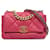Cuir d'agneau moyen rose Chanel 19 sac à rabat  ref.1293637