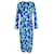 Vestido midi elástico estampado Diane von Furstenberg en viscosa multicolor Fibra de celulosa  ref.1293650