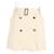 Minifalda cruzada con cinturón de Burberry en algodón beige  ref.1293654