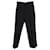 Pantalones Fendi de pernera recta en algodón negro  ref.1293666