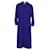 Victoria Beckham Vestido camisero de cady de manga larga con parte delantera cruzada en viscosa violeta Púrpura Fibra de celulosa  ref.1293674