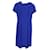 Stella Mc Cartney Vestido recto Stella McCartney en rayón azul Azul marino Rayo Fibra de celulosa  ref.1293683