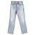 Edge Céline Celine zerrissene, gewaschene Jeans aus blauem Baumwoll-Denim Baumwolle  ref.1293689