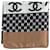 Chanel CC Logo-Schal aus mehrfarbiger Seide Mehrfarben  ref.1293703